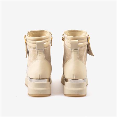 Rouge Hakiki Deri Kadın Fermuarlı Bot 1039