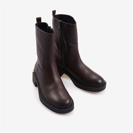 Rouge Hakiki Deri Kadın Günlük Bot 51427