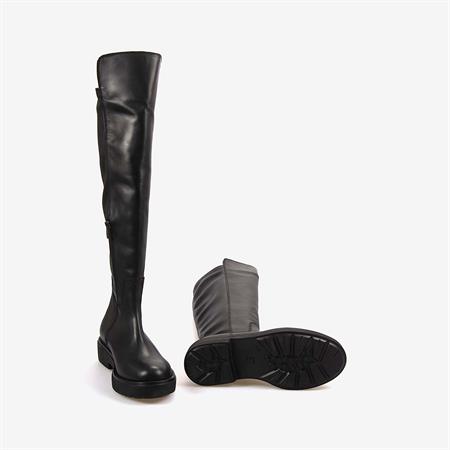 Rouge Hakiki Deri Kadın Günlük Çizme WEN5097