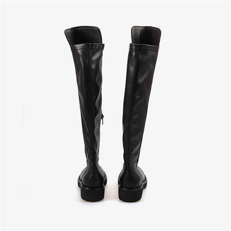 Rouge Hakiki Deri Kadın Günlük Çizme WEN5097