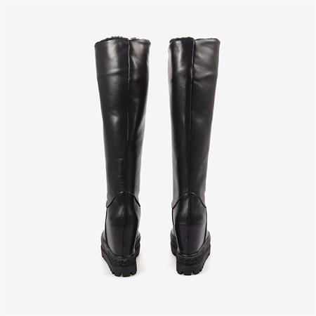 Rouge Hakiki Deri Kadın  Platform Topuk Çizme 44211