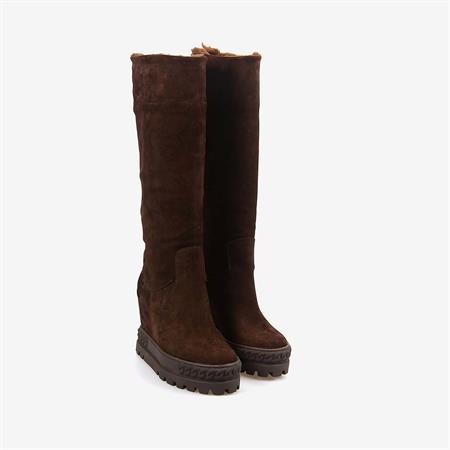 Rouge Hakiki Deri Kadın  Platform Topuk Çizme 44211