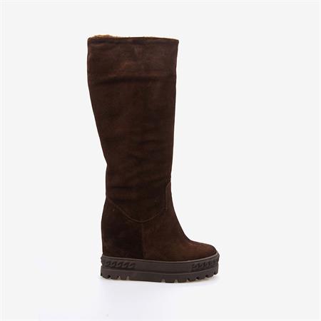 Rouge Hakiki Deri Kadın  Platform Topuk Çizme 44211