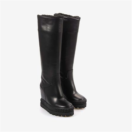 Rouge Hakiki Deri Kadın  Platform Topuk Çizme 44211