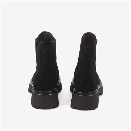 Rouge Hakiki Deri Kadın Süet Chelsea Bot 1700-3022