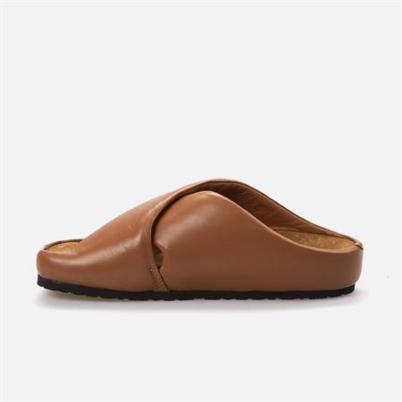 Rouge Kadın Hakiki Deri Kauçuk Taban Taba Terlik Ayakkabı