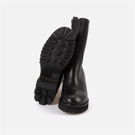 Rouge Kadın Hakiki Deri Eva Taban Siyah Günlük Bot