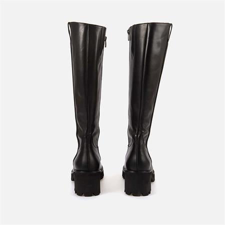 Rouge Kadın Hakiki Deri Eva Taban Siyah Günlük Çizme