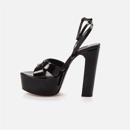 Rouge Kadın Hakiki Deri Microlight Taban Siyah Gece & Abiye Sandalet