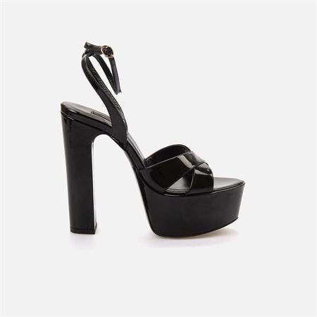 Rouge Kadın Hakiki Deri Microlight Taban Siyah Gece & Abiye Sandalet