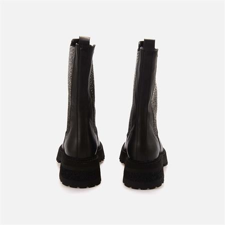 Rouge Kadın Hakiki Deri Eva Taban Siyah Günlük Bot