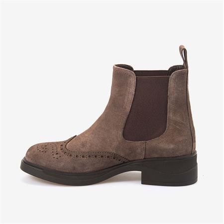 Rouge Hakiki Deri Süet Kadın Chelsea Bot 359