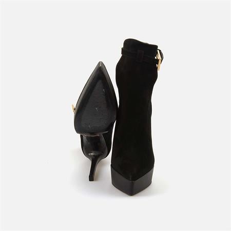 Rouge Kadın Hakiki Deri Enjeksiyon Kösele Taban Siyah Günlük Bot