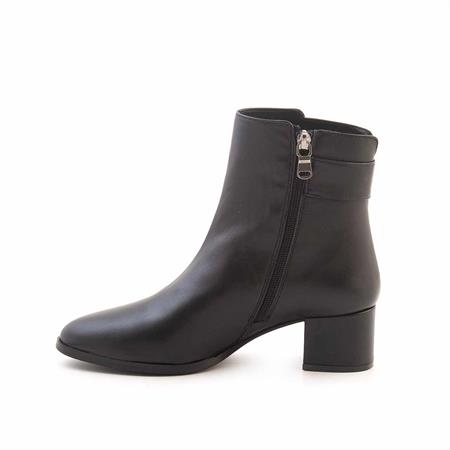 Rouge Kadın Hakiki Deri Enjeksiyon Microlight Taban Siyah Günlük Bot