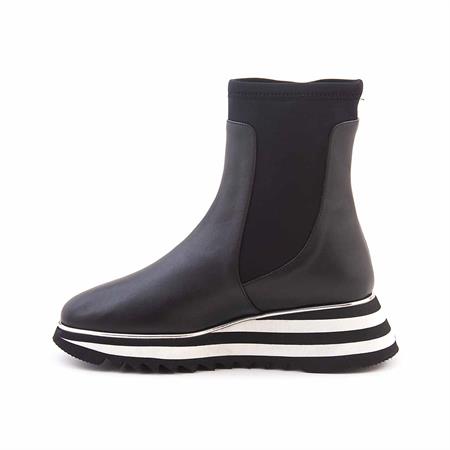 Rouge Kadın Hakiki Deri Eva Taban Siyah Günlük Bot