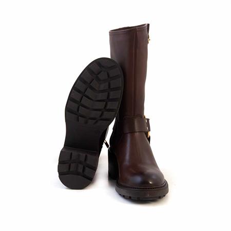 Rouge Kadın Hakiki Deri Kauçuk Taban Kahverengi Günlük Bot