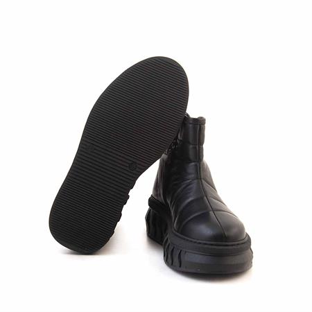 Rouge Kadın Hakiki Deri Termo Taban Siyah Günlük Bot