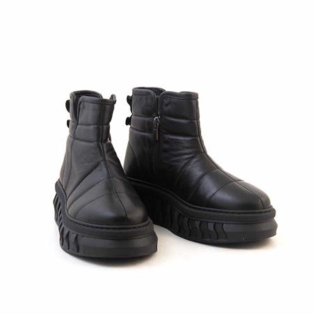 Rouge Kadın Hakiki Deri Termo Taban Siyah Günlük Bot