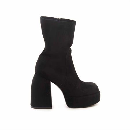 Rouge Kadın Hakiki Deri Siyah Süet Günlük Bot