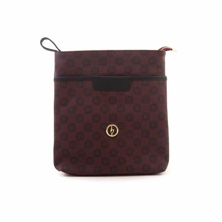 Rouge Kadın Vegan Bordo Siyah Çapraz & Postacı Çanta