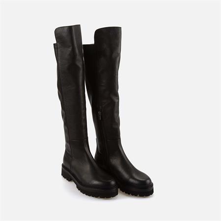 Rouge Kadın Hakiki Deri Eva Taban Siyah Günlük Bot