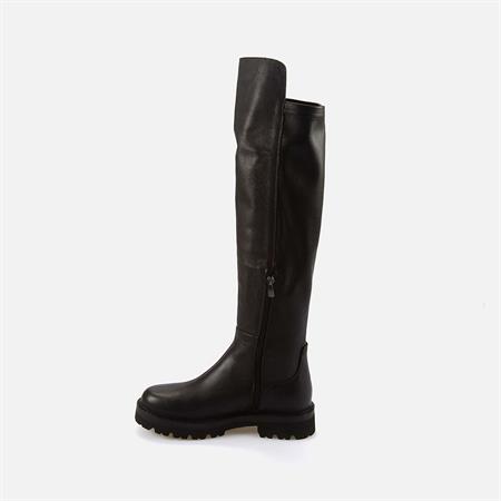 Rouge Kadın Hakiki Deri Eva Taban Siyah Günlük Bot