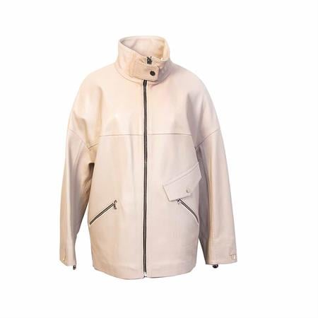 Rouge Kadın Hakiki Deri Bej Deri Mont