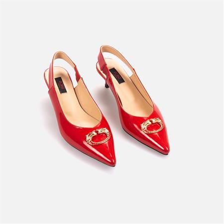 Rouge Kadın Hakiki Deri Microlight Taban Kırmızı Parlak Gece & Abiye Ayakkabı