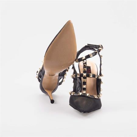 Rouge Kadın Hakiki Deri Microlight Taban Siyah Gece & Abiye Ayakkabı