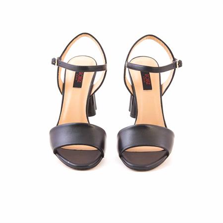 Rouge Kadın Hakiki Deri Microlight Taban Siyah-turuncu Gece & Abiye Sandalet