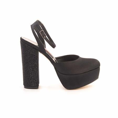 Rouge Kadın Vegan Microlight Taban Siyah Gece & Abiye Ayakkabı