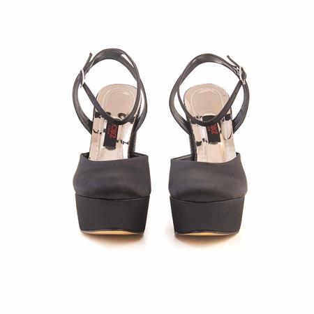 Rouge Kadın Vegan Microlight Taban Siyah Gece & Abiye Ayakkabı