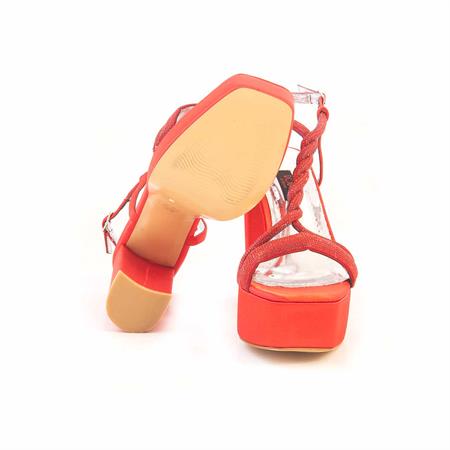 Rouge Kadın Vegan Microlight Taban Kırmızı Gece & Abiye Ayakkabı