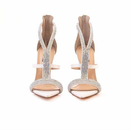 Rouge Kadın Hakiki Deri Microlight Taban Beyaz Gece & Abiye Ayakkabı