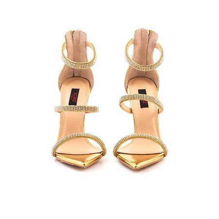 Rouge Kadın Hakiki Deri Microlight Taban Altın Sarısı Gece & Abiye Ayakkabı