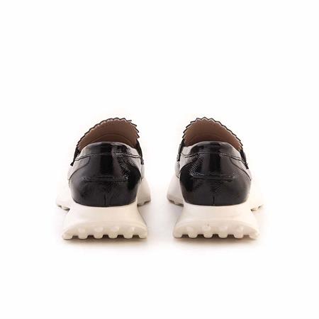 Rouge Kadın Rugan Deri Eva Taban Siyah Günlük Ayakkabı