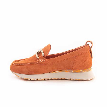 Rouge Kadın Hakiki Deri Eva Taban Turuncu Günlük Ayakkabı