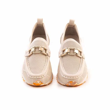 Rouge Kadın Hakiki Deri Eva Taban Bej Günlük Ayakkabı