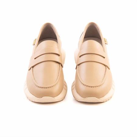 Rouge Kadın Hakiki Deri Eva Taban Camel Günlük Ayakkabı