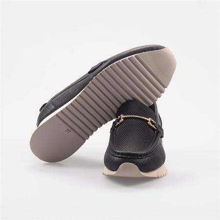 Rouge Kadın Hakiki Deri Siyah Günlük Ayakkabı