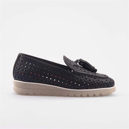 Rouge Kadın Hakiki Deri Siyah Günlük Ayakkabı