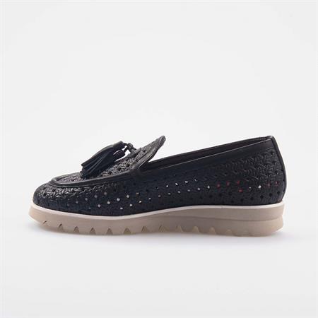 Rouge Kadın Hakiki Deri Siyah Günlük Ayakkabı