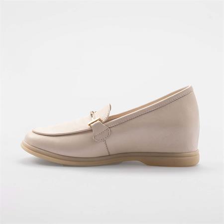 Rouge Kadın Hakiki Deri Bej Günlük Ayakkabı