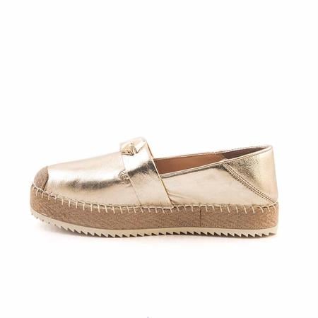 Rouge Kadın Hakiki Deri Kauçuk Taban Altın Sarısı Günlük Ayakkabı