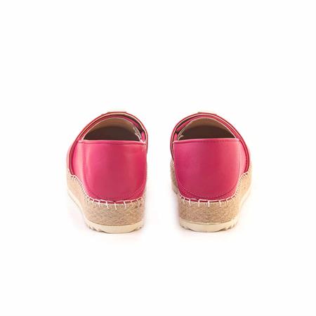 Rouge Kadın Hakiki Deri Kauçuk Taban Fuşya Günlük Ayakkabı