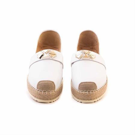 Rouge Kadın Hakiki Deri Kauçuk Taban Beyaz Günlük Ayakkabı