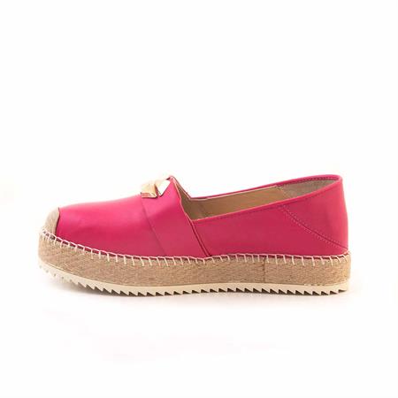 Rouge Kadın Hakiki Deri Kauçuk Taban Fuşya Günlük Ayakkabı