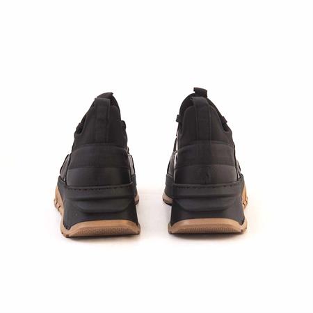 Rouge Kadın Hakiki Deri Termo Taban Siyah Günlük Ayakkabı