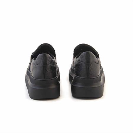 Rouge Kadın Hakiki Deri Eva Taban Siyah Günlük Ayakkabı