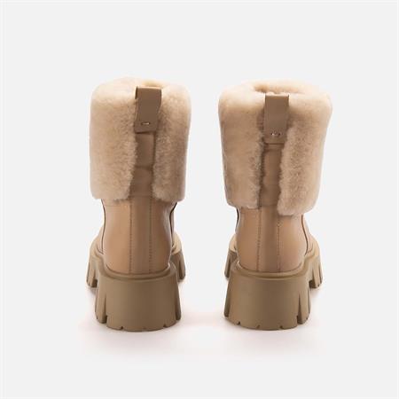 Rouge Kadın Hakiki Deri Eva Taban Karamel Günlük Bot